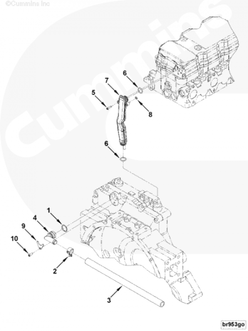  Cummins  Кольцо уплотнительное сапуна