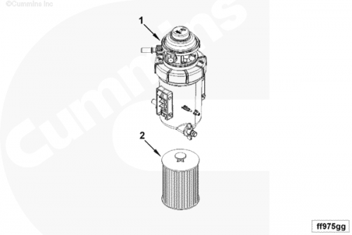  Cummins  Корпус топливного фильтра FH21077 FH21076 FH21086WT