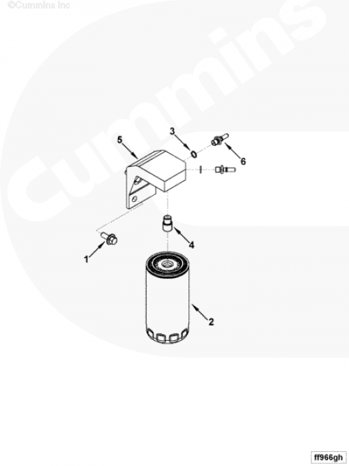  Cummins  Фильтр топливный Fleetguard FF5421