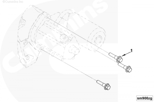  Cummins  Болт крепления стартера 