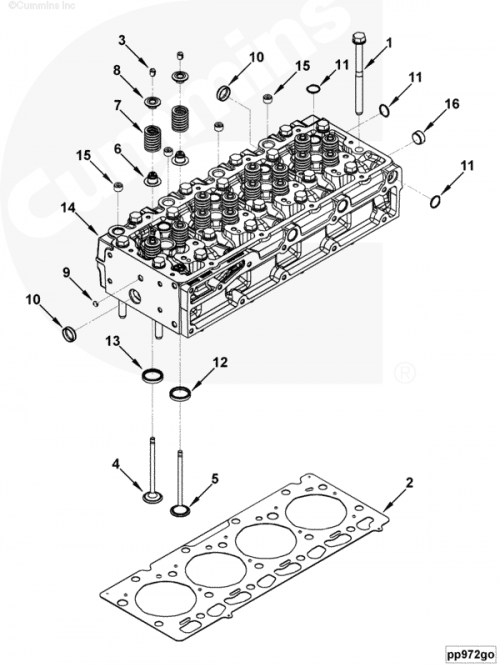 Cummins  Сухарь клапана