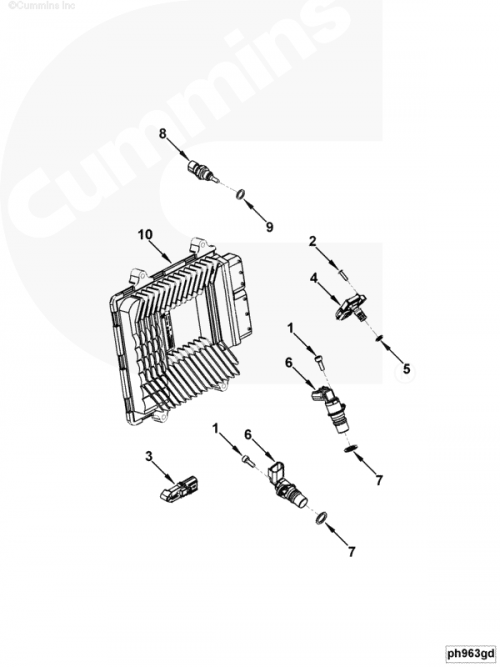  Cummins  Датчик положения коленвала