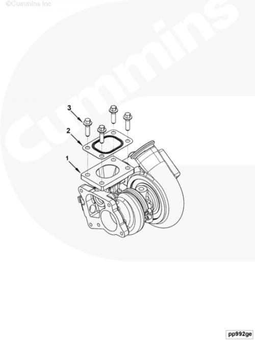  Cummins  Турбокомпрессор