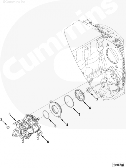  Cummins  Топливный насос высокого давления ТНВД Е-4