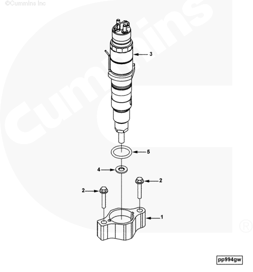  Cummins  Форсунка топливная 0445120241