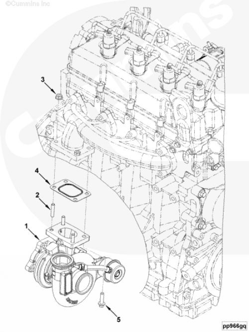  Cummins  Турбокомпрессор E-4