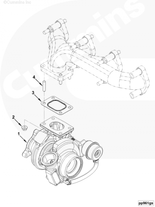  Cummins  Турбокомпрессор HE211W 