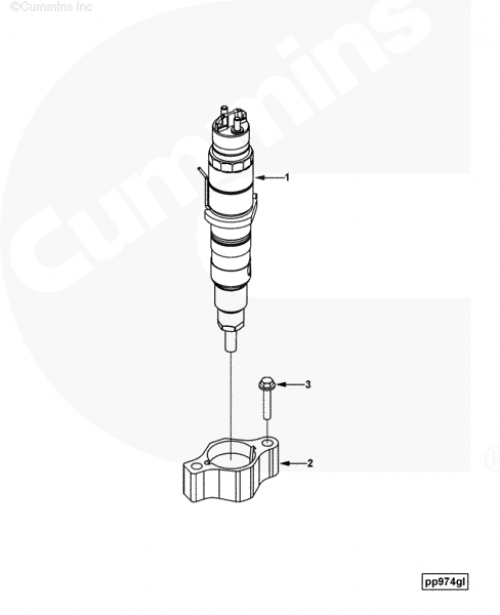  Cummins  Форсунка 0445120304