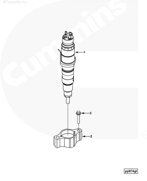  Cummins  Форсунка E-3 0445120122