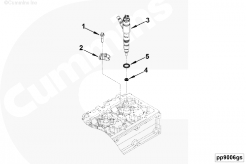  Cummins  Форсунка топливная DENSO