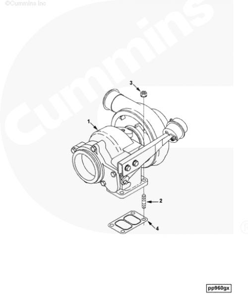  Cummins  Турбокомпрессор HX40W