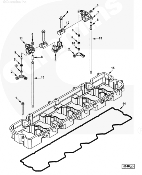  Cummins  Коромысло клапана в сборе