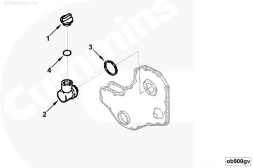 Cummins  Горловина маслозаливная