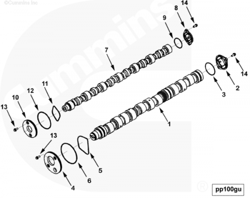  Cummins  Распределительный вал