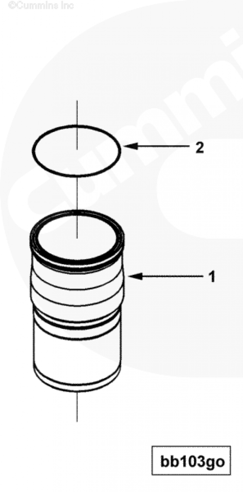  Cummins  Гильза ремонтная