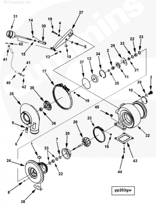  Cummins  Турбокомпрессор 
