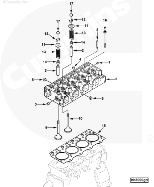  Cummins  Колпачок клапана