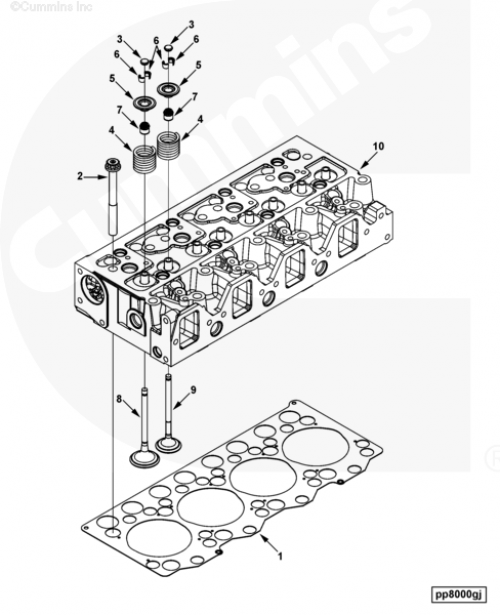  Cummins  Клапан впускной