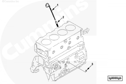  Cummins  Щуп уровня масла 