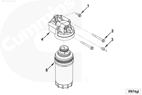  Cummins  Фильтр топливный Fleetguard FF5706