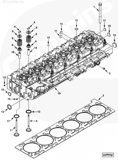  Cummins  Тарелка клапана