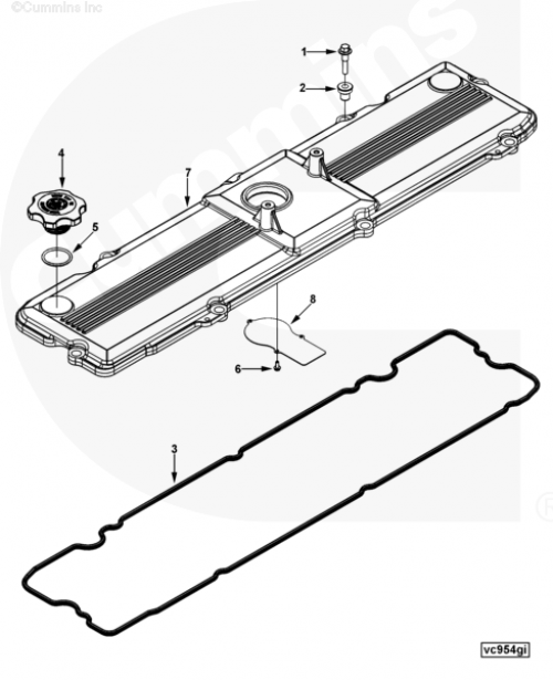  Cummins  Крышка заливной горловины