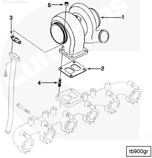  Cummins  Турбокомпрессор Holset H1E 