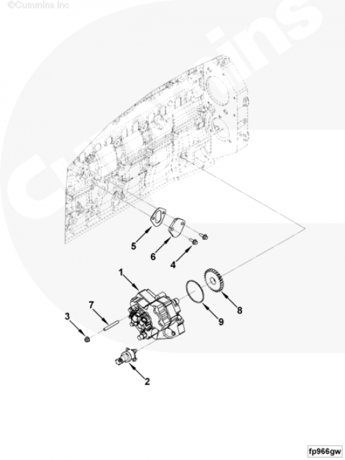  Cummins  Топливный насос высокого давления ТНВД