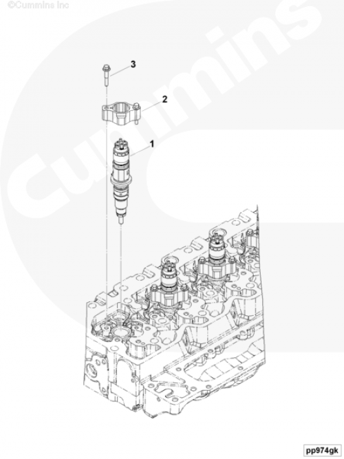  Cummins  Форсунка 
