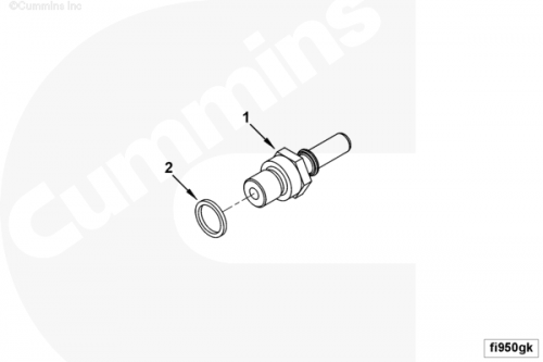  Cummins  Фитинг топливной трубки