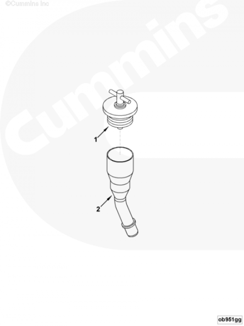  Cummins  Крышка заливной горловины