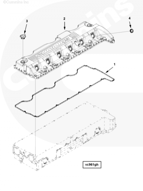  Cummins  Крышка маслозаливной горловины