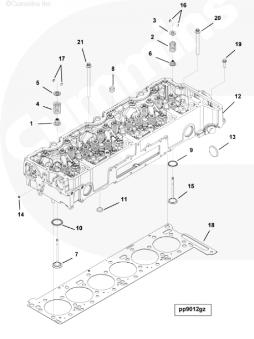 Cummins  Сухарь выпускного клапана