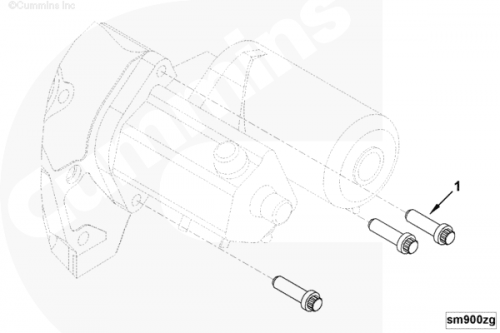  Cummins  Болт крепления стартера