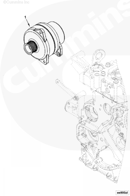  Cummins  Генератор 70A