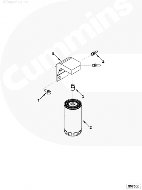  Cummins  Фильтр топливный Fleetguard FF5421