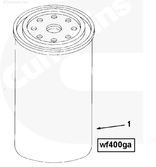  Cummins  Фильтр системы охлаждения Fleetguard WF2076