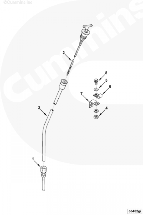 Cummins  Щуп уровня масла