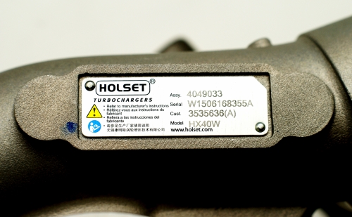  Cummins  Турбокомпрессор Holset HX40W