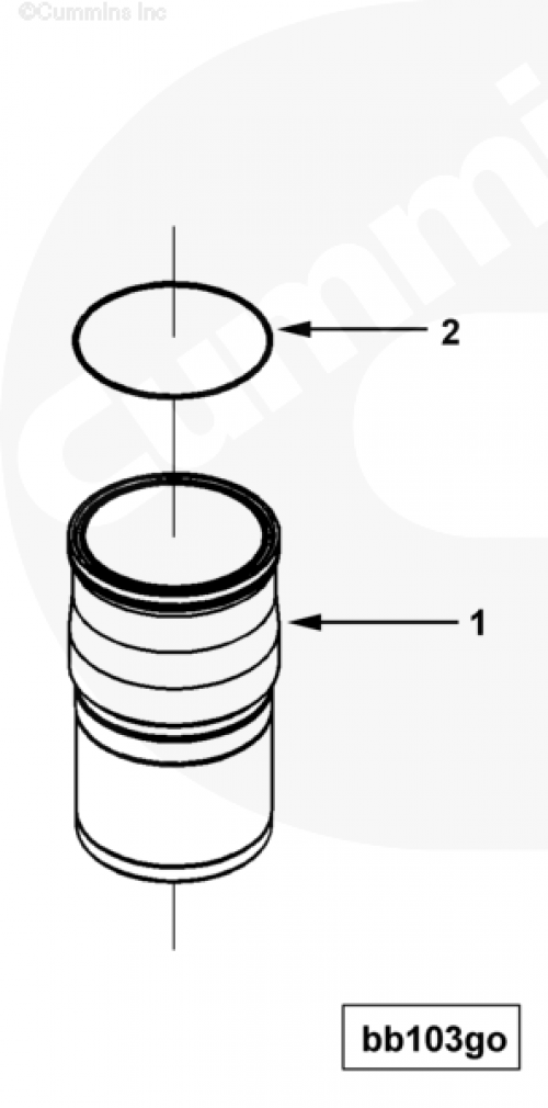  Cummins  Гильза ремонтная