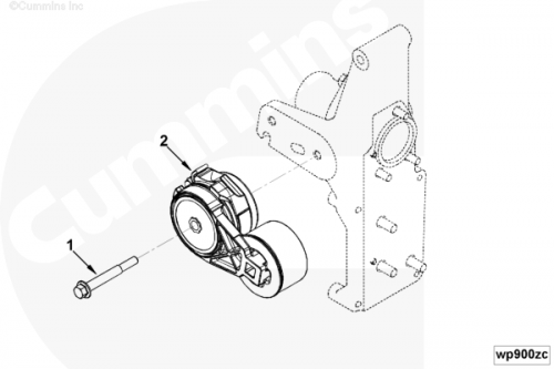  Cummins  Натяжитель ремня
