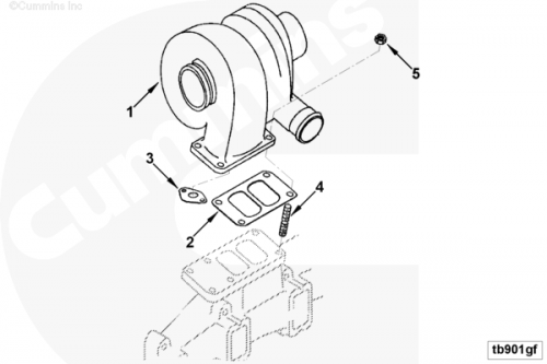  Cummins  Турбокомпрессор Holset H1C