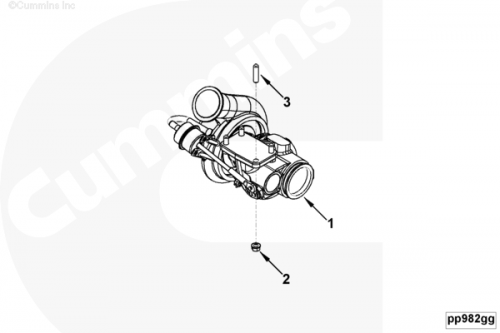  Cummins  Турбокомпрессор Holset HX35 