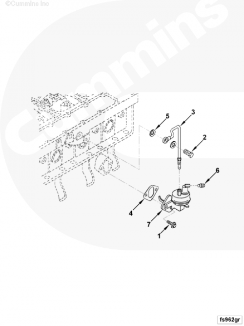  Cummins  Топливный насос низкого давления ТННД