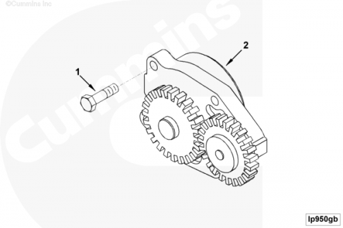  Cummins  Насос масляный