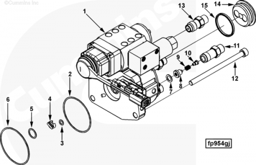  Cummins  Распределитель топливного насоса