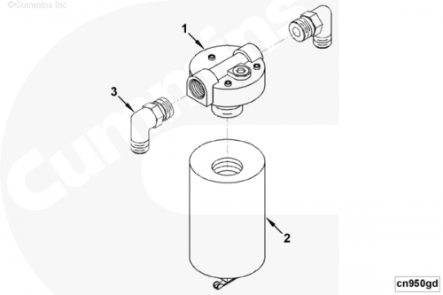  Cummins  Фильтр газовый Fleetguard NG5900