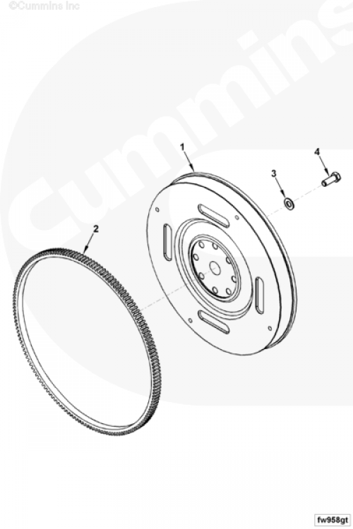  Cummins  Венец маховика
