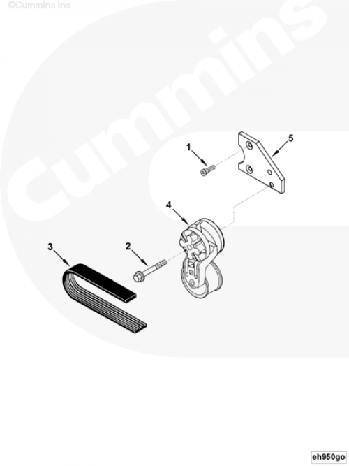  Cummins  Ремень приводной 8PK1435